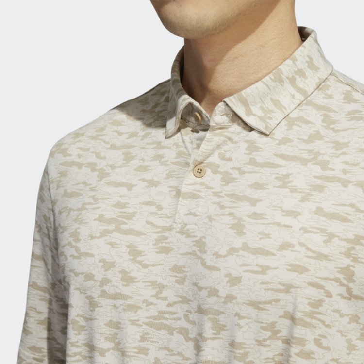 Camisa Polo Adidas Hemp Go-to Com Estampa Camuflada