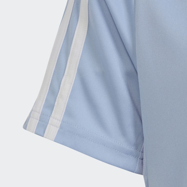 Camiseta Azul Dawn Train Essentials Aeroready Com As Três Listras De Ajuste Regular Adidas