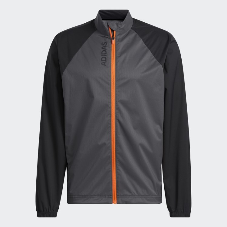 Jaqueta Provisória Com Zíper Preto Adidas