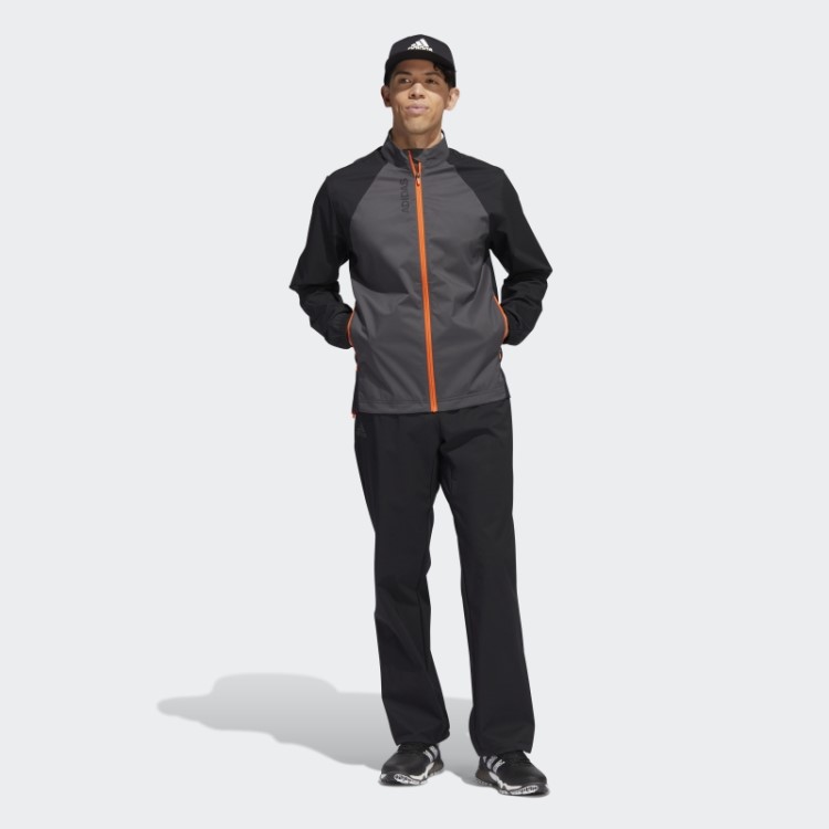 Jaqueta Provisória Com Zíper Preto Adidas