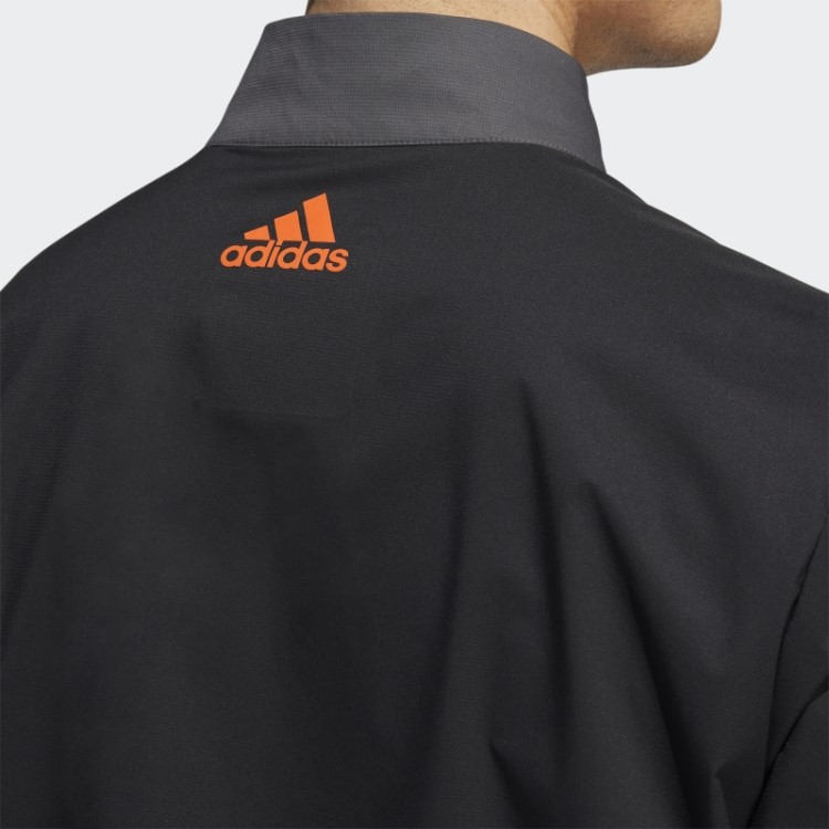 Jaqueta Provisória Com Zíper Preto Adidas