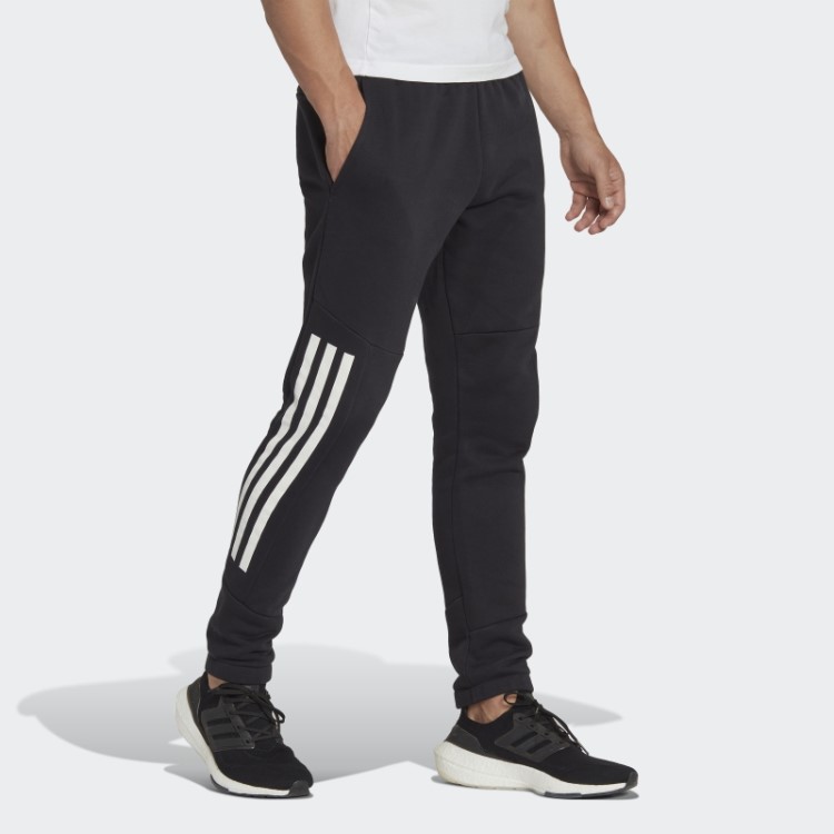 Calça De Lã Preta Com As Três Listras Adidas Future Icons