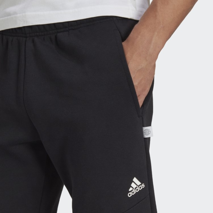 Calça De Lã Preta Com As Três Listras Adidas Future Icons