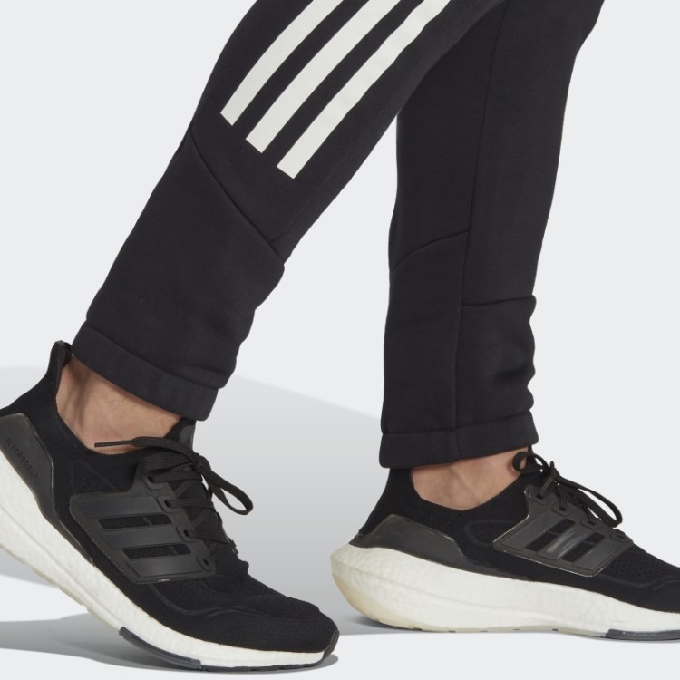 Calça De Lã Preta Com As Três Listras Adidas Future Icons