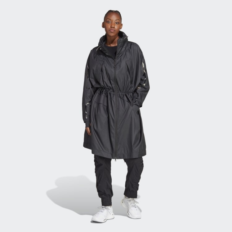 Preto Fashion Adidas By Stella Mccartney Truecasuals Parca Longa E Leve