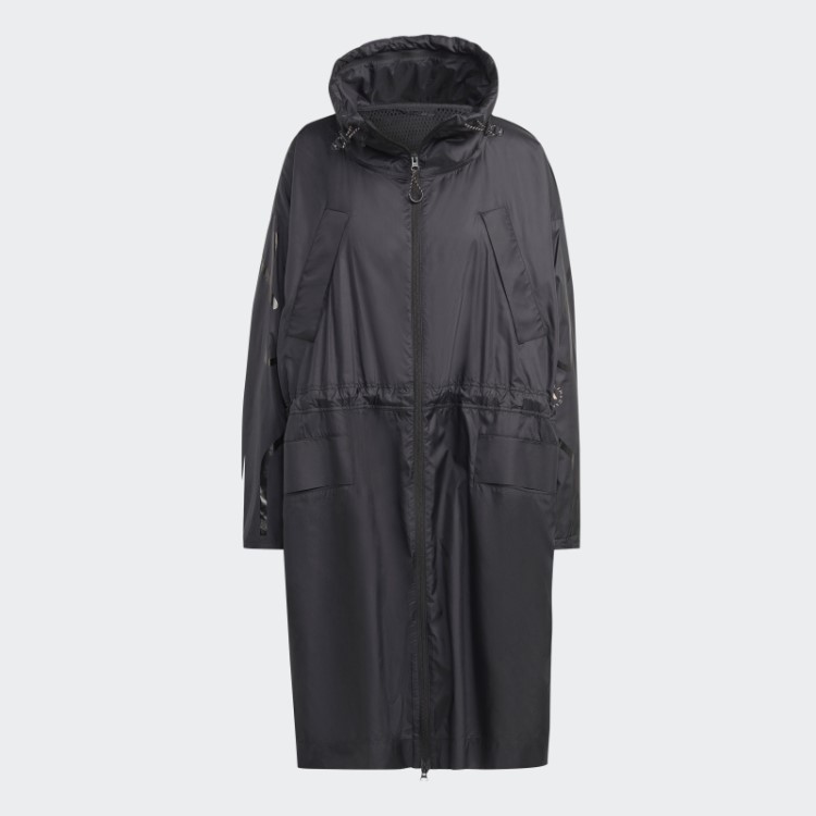 Preto Fashion Adidas By Stella Mccartney Truecasuals Parca Longa E Leve