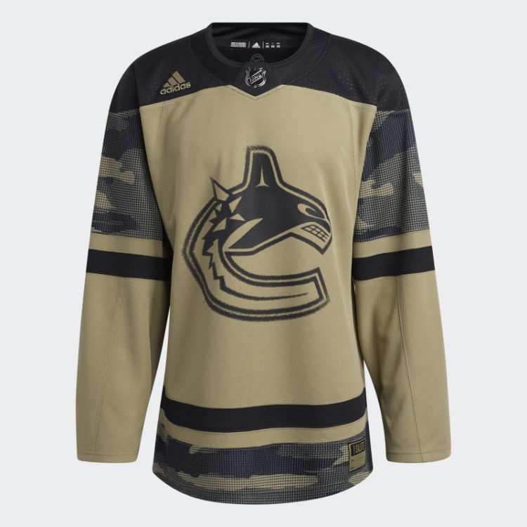 Camisa Camuflada Verde Adidas Orbit Canucks