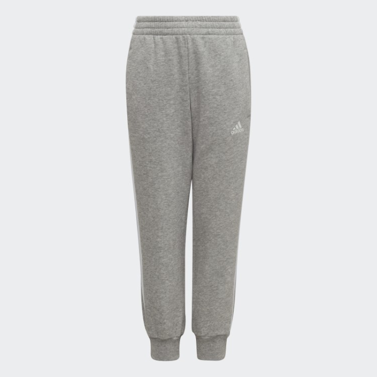 Jogger Cinza Médio Com As Três Listras Essenciais Da Adidas