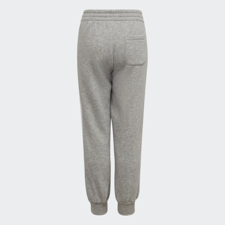 Jogger Cinza Médio Com As Três Listras Essenciais Da Adidas