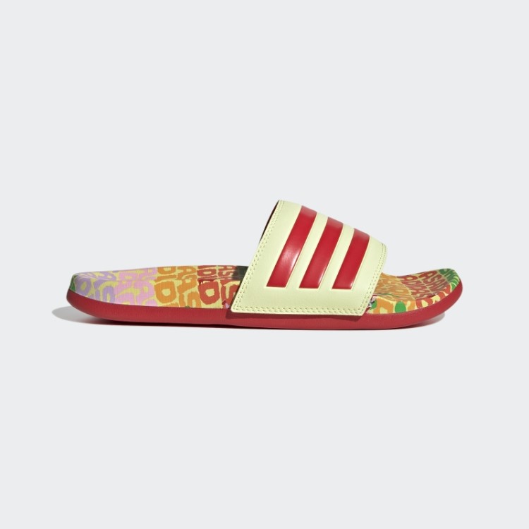 Sandálias Adilette Comfort Pérola Citrino Adidas