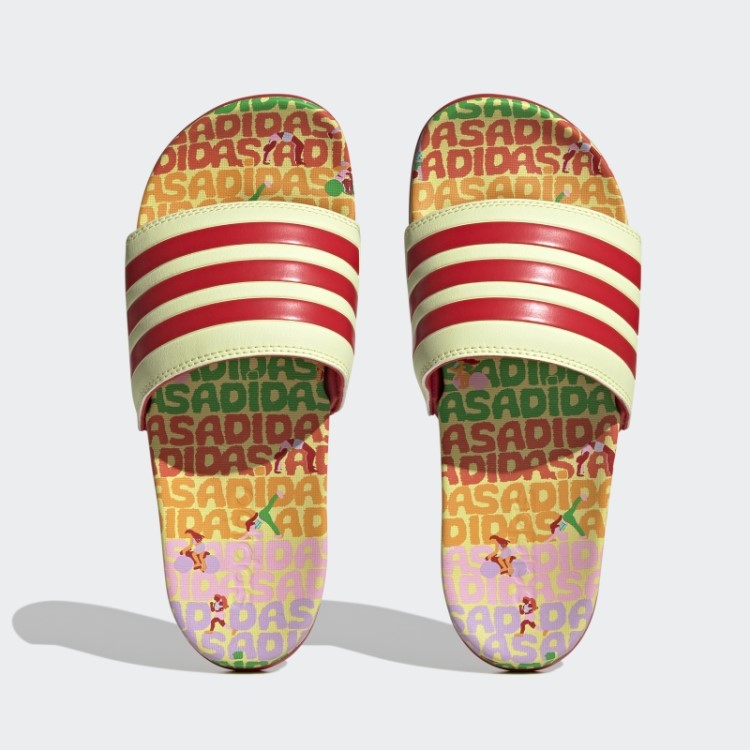 Sandálias Adilette Comfort Pérola Citrino Adidas
