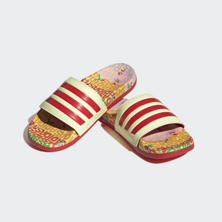 Sandálias Adilette Comfort Pérola Citrino Adidas