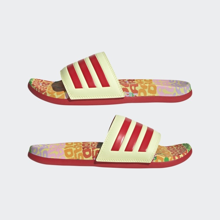 Sandálias Adilette Comfort Pérola Citrino Adidas