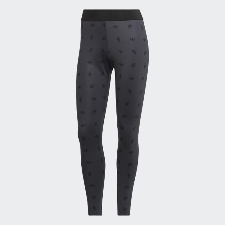 Legging Cinza Noite 7/8 Cintura Alta Com Estampa Allover Adidas