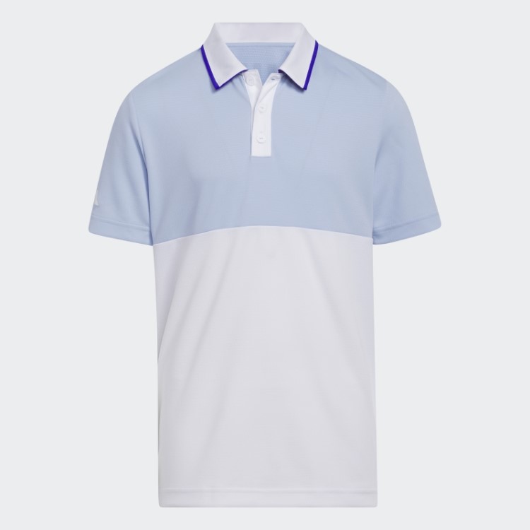 Camisa Polo Azul Dawn Colorblock Heat.rdy Adidas