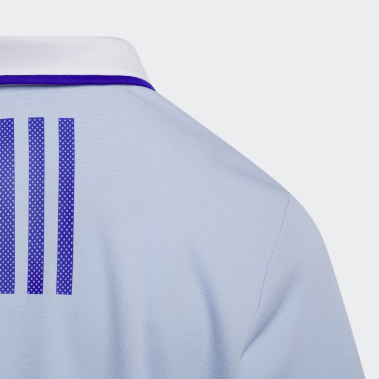 Camisa Polo Adidas Blue Dawn Colorblock Heat.rdy