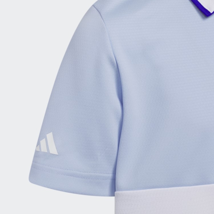 Camisa Polo Adidas Blue Dawn Colorblock Heat.rdy