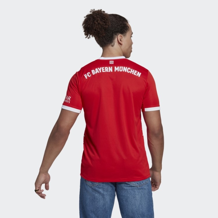 Camisa Do Fc Bayern 22/23 Vermelha Adidas