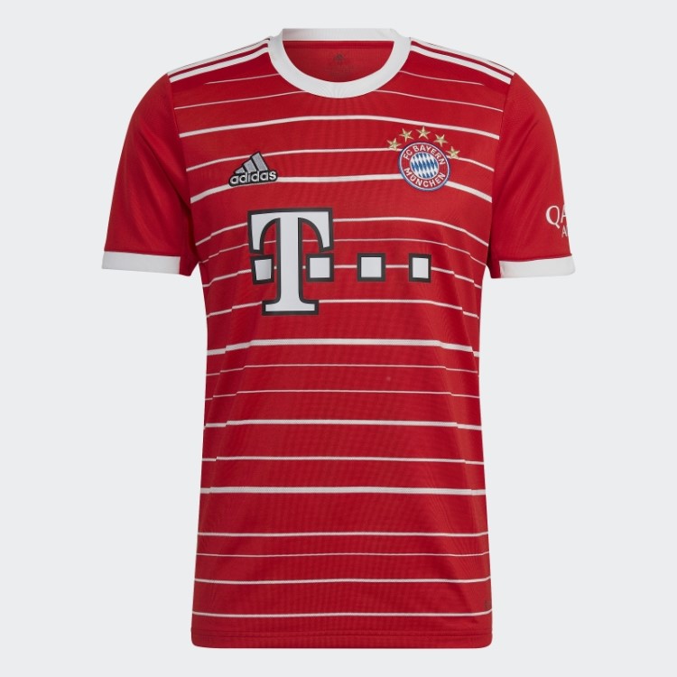Camisa Do Fc Bayern 22/23 Vermelha Adidas