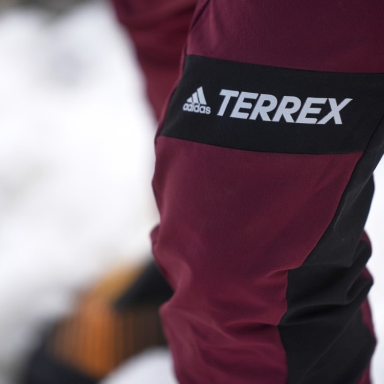 Calça De Alpinismo Adidas Techrock Vermelha