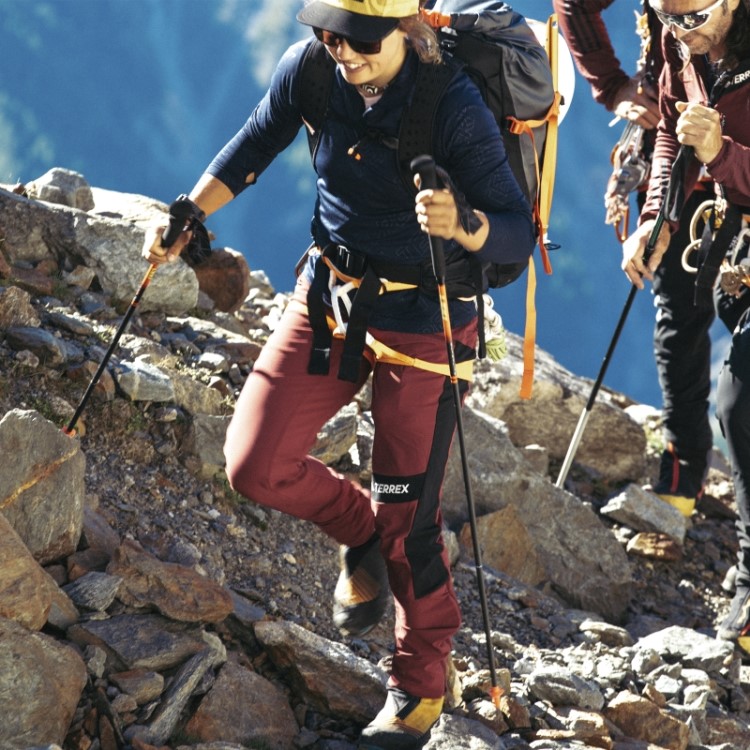 Calça De Alpinismo Adidas Techrock Vermelha