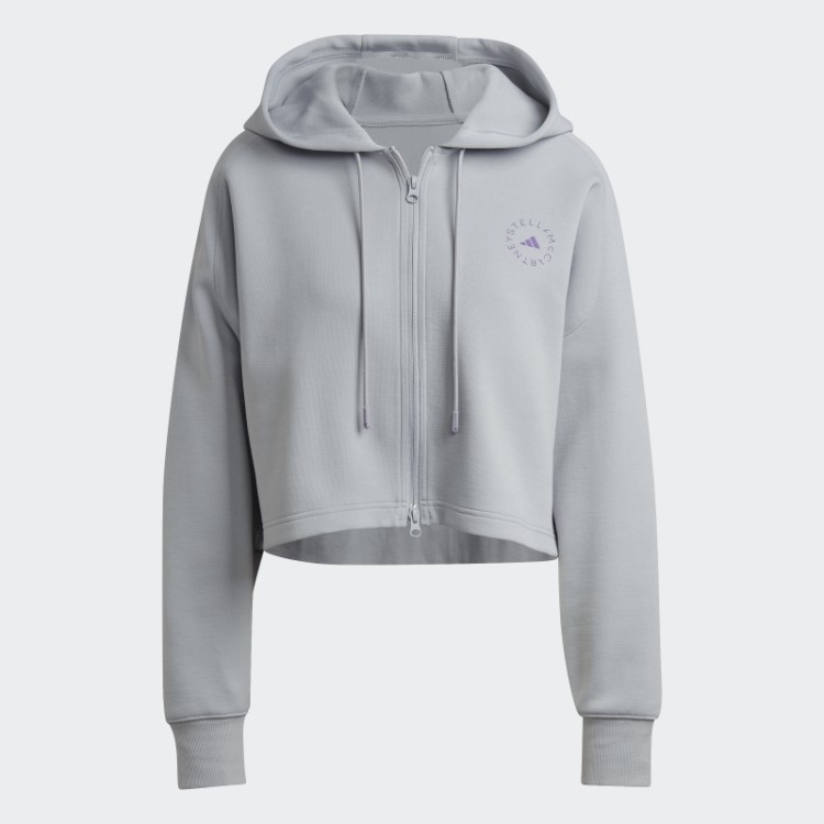 Onix Adidas By Stella Mccartney Moda Moletom Cropped