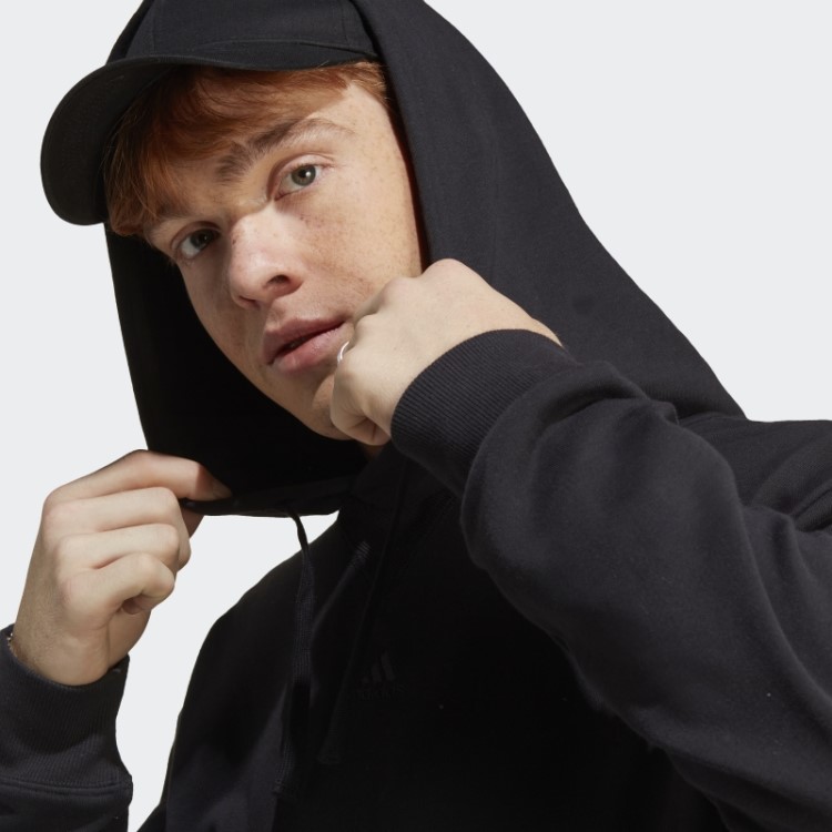Moletom Com Capuz French Terry Preto All Szn Adidas