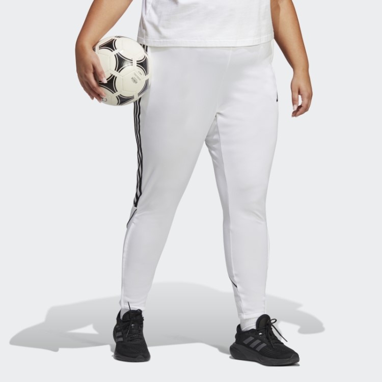 Elegante Calça Adidas Tiro 23 League (plus Size) Branca