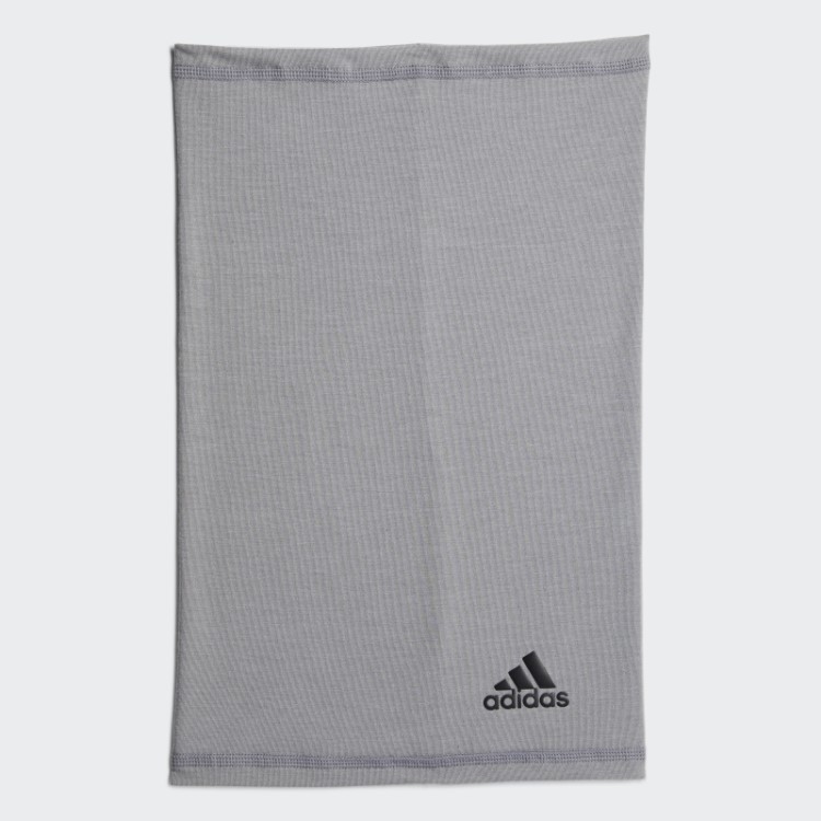 Polaina De Proteção Solar Adidas Cinza No Pescoço