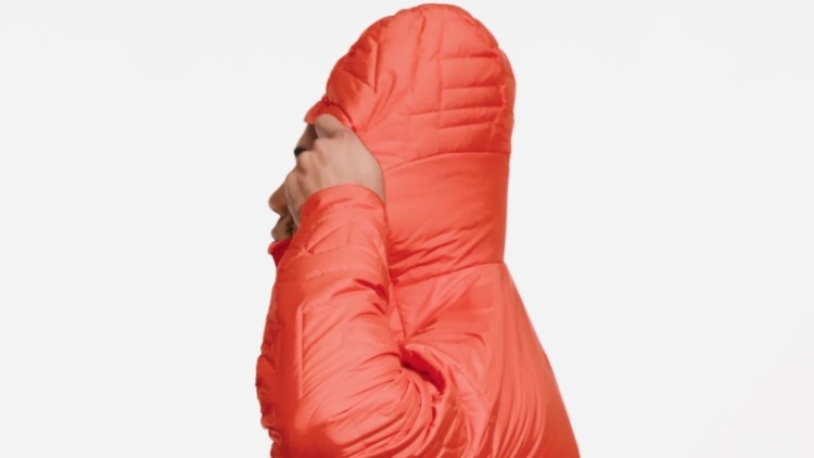 Laranja Adidas Terrex Myshelter Jaqueta Acolchoada Com Capuz Primaloft