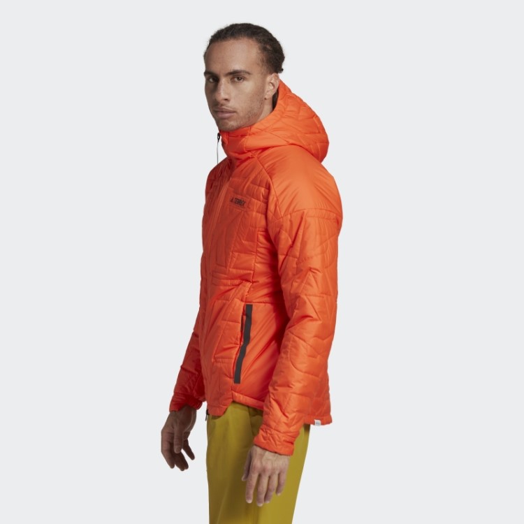 Laranja Adidas Terrex Myshelter Jaqueta Acolchoada Com Capuz Primaloft