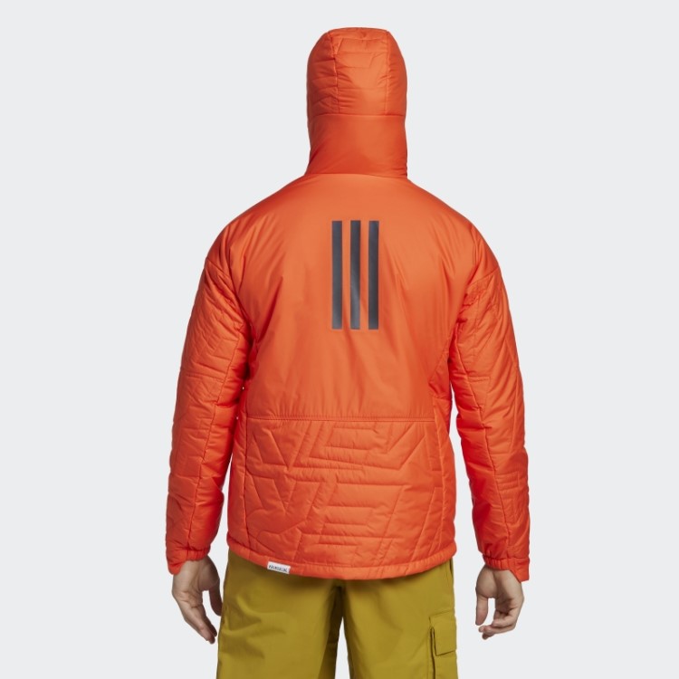 Laranja Adidas Terrex Myshelter Jaqueta Acolchoada Com Capuz Primaloft