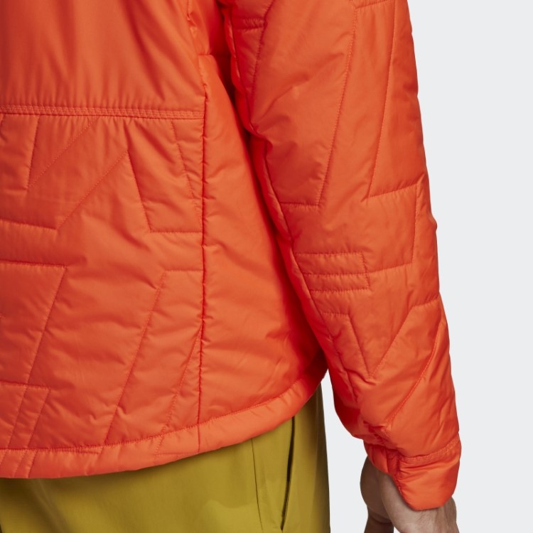 Laranja Adidas Terrex Myshelter Jaqueta Acolchoada Com Capuz Primaloft