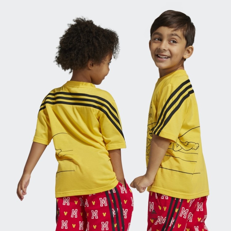 Camiseta Disney Mickey Mouse Dourada Adidas