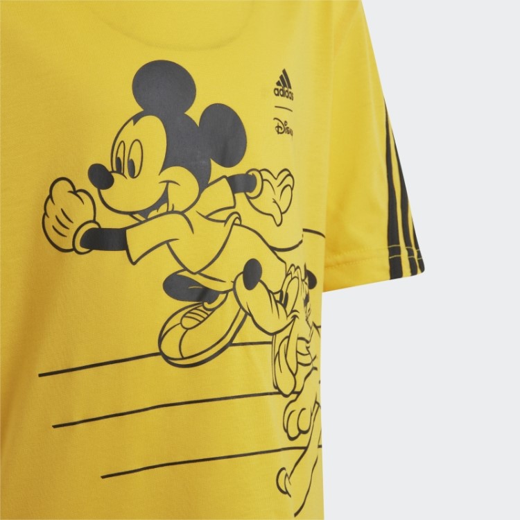 Camiseta Disney Mickey Mouse Dourada Adidas