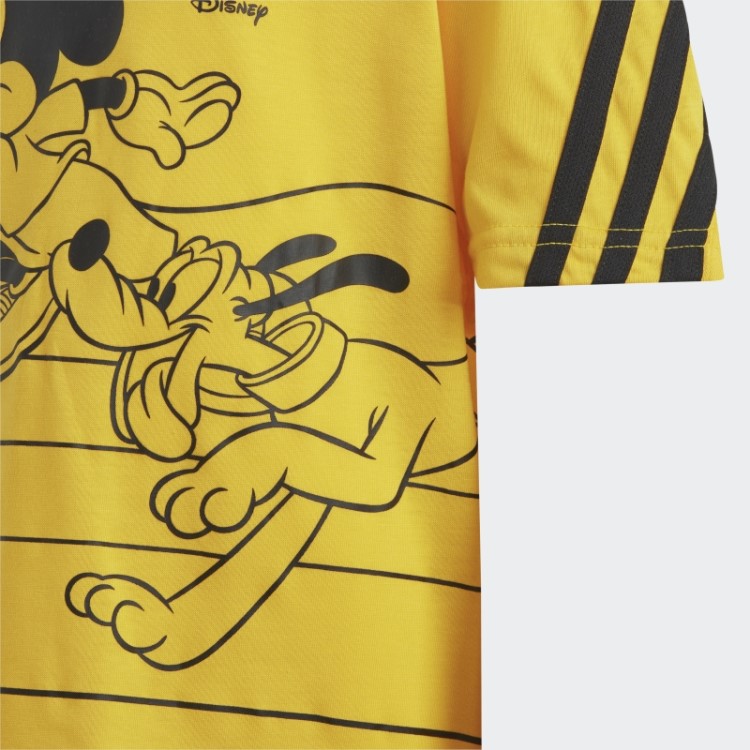 Camiseta Disney Mickey Mouse Dourada Adidas
