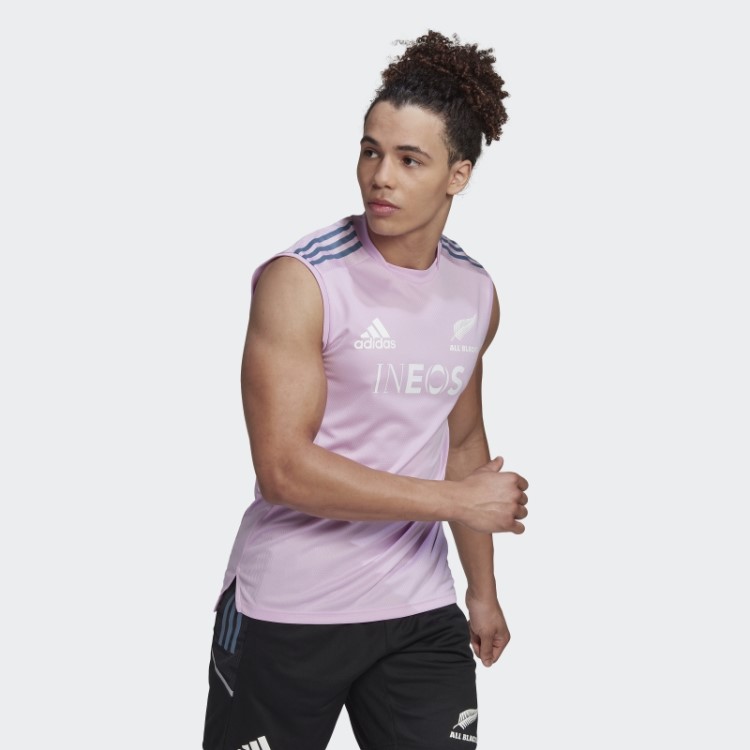Camiseta Lilás All Blacks Rugby Performance Adidas