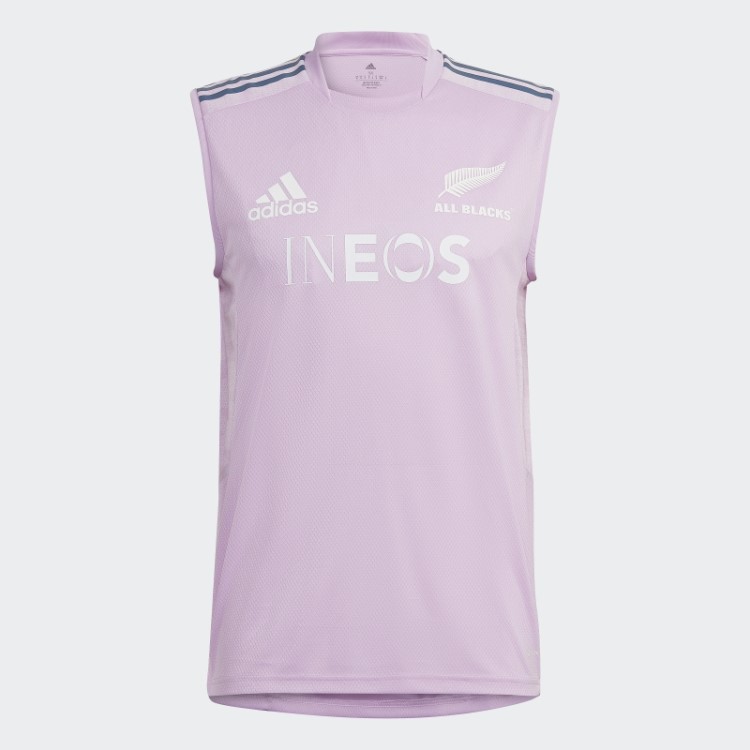 Camiseta Lilás All Blacks Rugby Performance Adidas