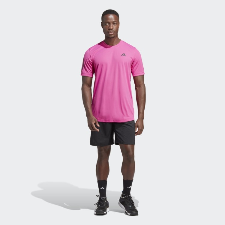 Moda Adidas Club 3 Listras Shorts De Tênis Preto