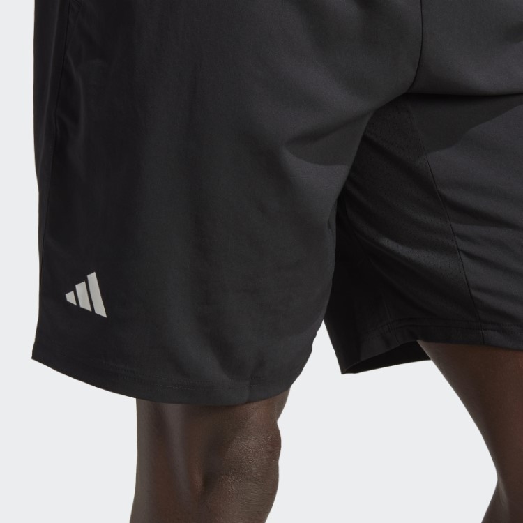 Moda Adidas Club 3 Listras Shorts De Tênis Preto