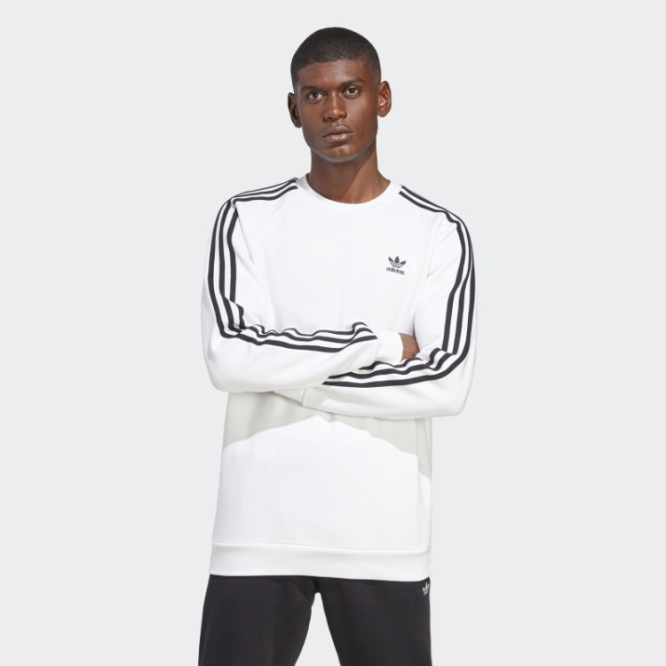 Adicolor Classics 3 Listras Sweatshirt Branca Adidas