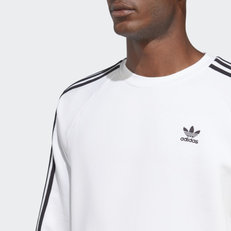 Adicolor Classics 3 Listras Sweatshirt Branca Adidas