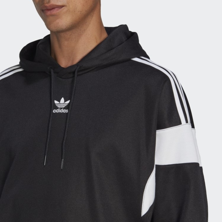 Adidas Moletom Com Capuz Preto Adicolor Classics Cut Line