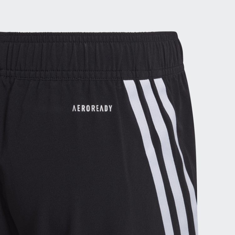 Short Preto Adidas Aeroready Primegreen Com As Três Listras