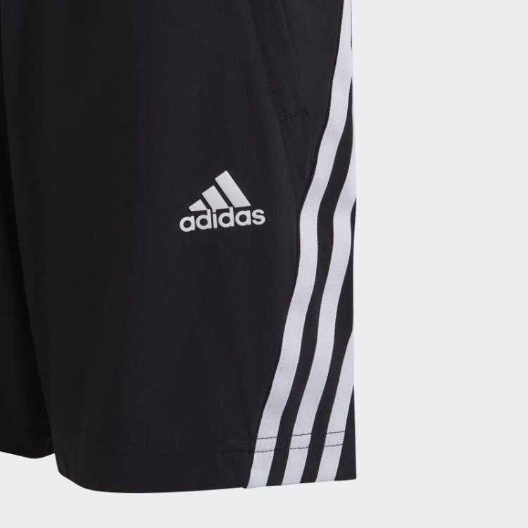 Short Preto Adidas Aeroready Primegreen Com As Três Listras