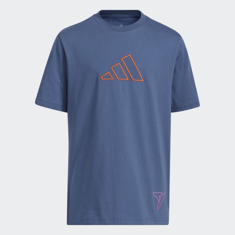 Camiseta Adidas Trae Jovem Azul Marinho