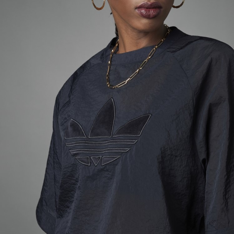 Camiseta Cropped Sempre Original Adidas Preta