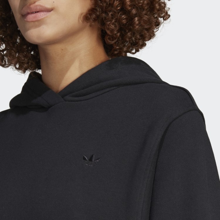 Moletom Com Capuz Essencial Premium Preto Adidas