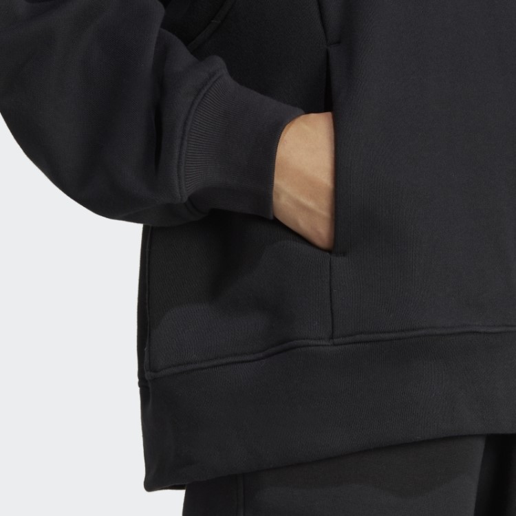 Moletom Com Capuz Essencial Premium Preto Adidas