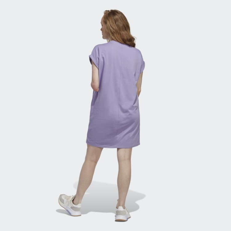 Adidas Vestido Lilás Adicolor Classics Trefoil